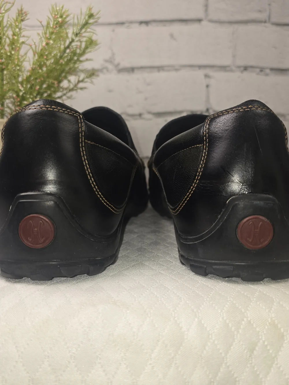 MENS COLE HAAN TUCKER VENETIAN LOAFERS IN BLACK LEATHER SLIP ON CASUAL SIZE 15M